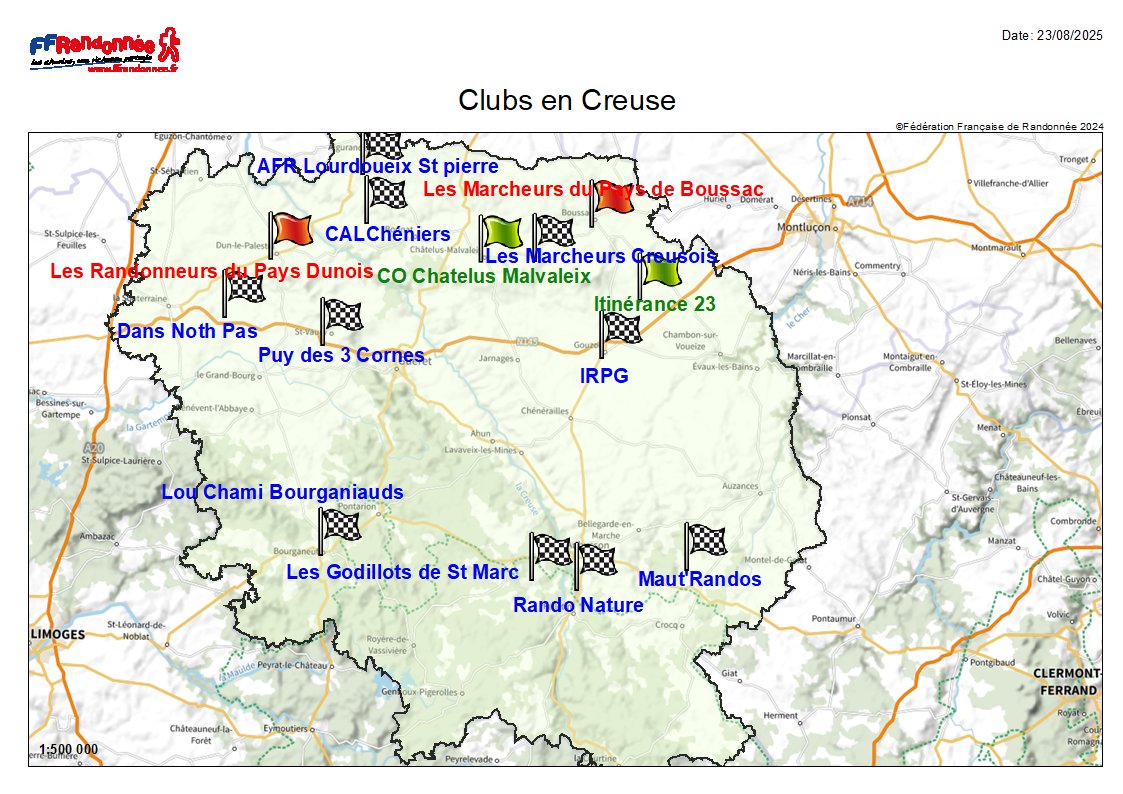 clubs en Creuse